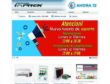 Tablet Screenshot of imprek.com.ar